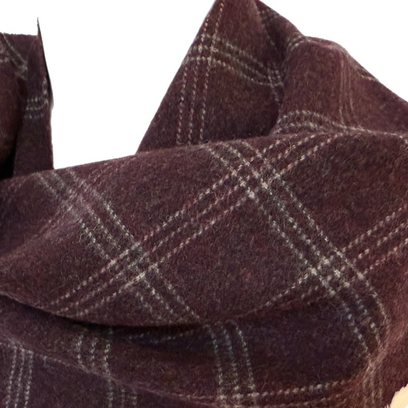 Sanmarco Wool Plaid Scarf - 🇮🇹 Made in Italy 🇮🇹 - Picture 4 of 8